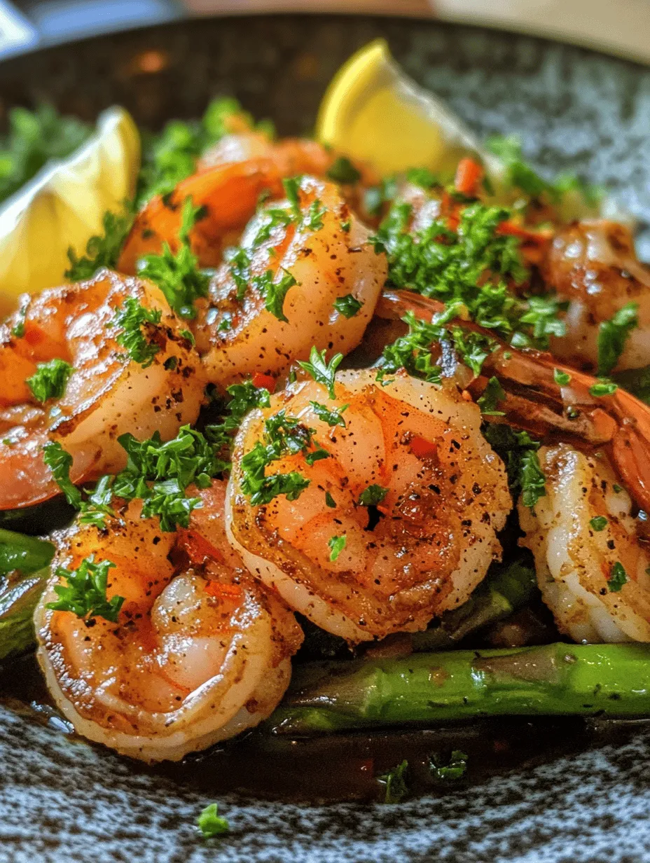 If you're looking for a quick, delicious, and healthy meal, look no further than Lemon Pepper Shrimp & Asparagus. This colorful dish is a perfect representation of how vibrant flavors and fresh ingredients can come together to create a satisfying meal in under 30 minutes. With its zesty lemon notes and the subtle heat from freshly cracked pepper, this dish not only pleases the palate but also showcases the beauty of simple cooking.