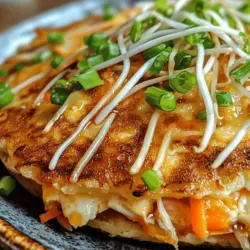 Delve into the world of Asian cuisine with this delightful recipe for Fluffy & Flavorful Egg Foo Young. A staple in many Chinese restaurants, Egg Foo Young is a versatile dish that combines eggs with a medley of colorful vegetables and protein options, resulting in a flavorful, fluffy omelet that can be enjoyed at any time of day. Its easy preparation makes it a favorite among home cooks, while its adaptability allows for endless variations tailored to personal taste.