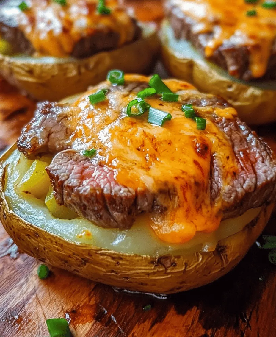 Discover the ultimate comfort food with our Loaded Steak and Cheese Baked Potatoes. This hearty dish combines the classic flavors of tender steak, melted cheese, and baked potatoes, making it perfect for dinner, a gathering with friends, or even a cozy night in at home. The combination of flavors and textures in these loaded baked potatoes will leave you craving more, ensuring that this recipe becomes a staple in your kitchen.