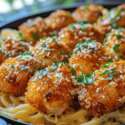 When it comes to comforting, satisfying meals that please the entire family, few dishes rival the delightful combination of Garlic Parmesan Chicken Bites and Creamy Pasta. This recipe transforms simple ingredients into a mouthwatering experience, perfect for family dinners, gatherings, or a comforting weeknight meal. The crispy, savory chicken bites, coated in a delicious garlic Parmesan crust, marry perfectly with a rich and creamy pasta, creating an indulgent culinary experience that is sure to impress.