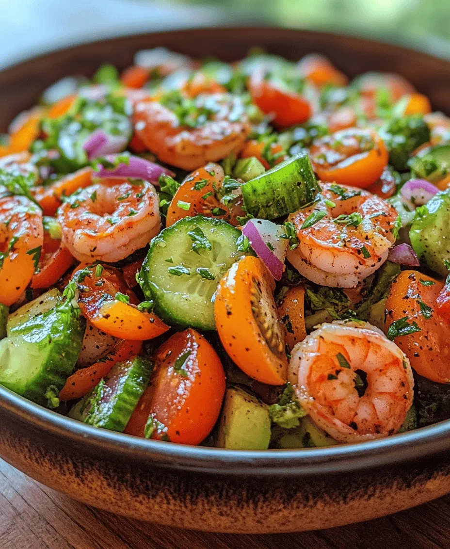 As the days grow warmer and the sun shines brighter, nothing satisfies quite like a light and refreshing salad that not only pleases the palate but also nourishes the body. The Refreshing Cucumber Shrimp Salad is the perfect dish to celebrate the flavors of summer while providing essential nutrients. This salad combines the delicate flavors of shrimp with crisp cucumbers and creamy avocado, resulting in a dish that is not only visually appealing but also packed with health benefits.