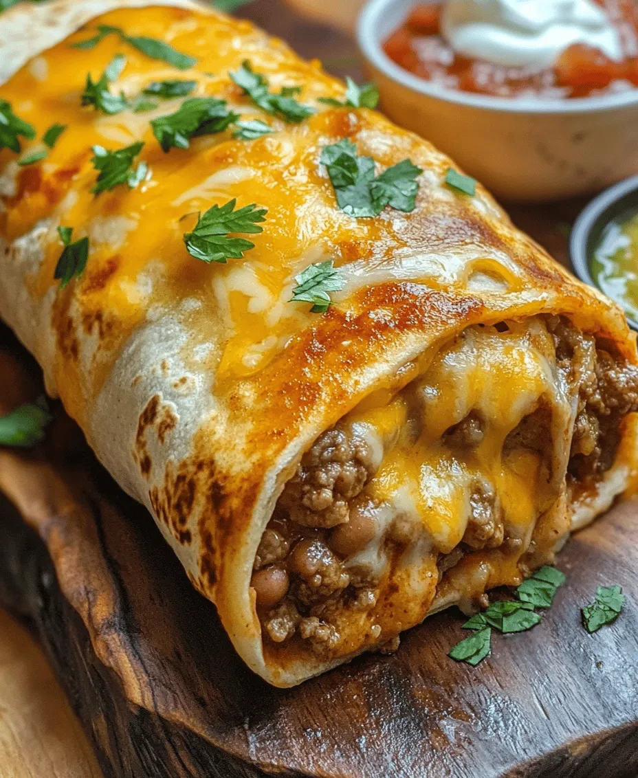 In today’s culinary landscape, few dishes can rival the comforting embrace of a mouthwatering beef and cheese burrito. This beloved Mexican-inspired meal combines savory ground beef, creamy cheese, and flavorful spices, all wrapped snugly in a warm tortilla. The burrito, with its origins traced back to the northern regions of Mexico, has transcended borders to become a staple in kitchens worldwide. Its versatility allows it to adapt to various tastes and dietary preferences, making it a favorite among families and food enthusiasts alike.