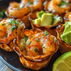 When it comes to appetizers, the right choice can elevate any gathering and leave a lasting impression on your guests. Enter the Chili Lime Shrimp Wonton Cups—a vibrant and flavorful dish that is sure to become a favorite at your next event. The combination of zesty lime and succulent shrimp creates a delightful blend that tantalizes the taste buds. These wonton cups are visually appealing, easy to prepare, and packed with a refreshing punch, making them a perfect addition to parties, game days, or simply when you’re craving something delicious.