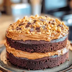 If you're a fan of desserts that combine rich flavors with a touch of nostalgia, you'll want to dive into the world of the Nutty Delight Peanut Butter Layer Cake. This cake is not just another dessert; it’s a celebration of flavor, texture, and creativity. As the name suggests, peanut butter takes center stage, delivering a creamy, nutty richness that has made it a beloved ingredient in countless desserts. From its creamy frosting to its moist layers, every slice offers a unique blend of sweet and savory that tantalizes the taste buds.