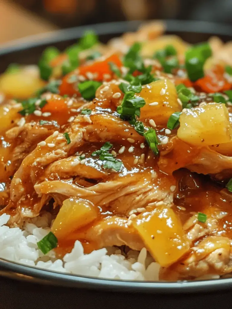 Discover the delightful flavors of Sweet Hawaiian Crockpot Chicken, a dish that brings the tropics to your dinner table. This easy-to-make recipe combines tender chicken thighs with a sweet and savory sauce that is perfect for a family meal or entertaining guests. The use of a crockpot not only simplifies the cooking process but also allows for the rich flavors to meld beautifully over time, resulting in a dish that is as delicious as it is convenient.