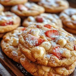 If you’re searching for a delightful treat that beautifully marries the creamy decadence of cheesecake with the comforting familiarity of cookies, look no further than strawberry cheesecake cookies. These cookies are a delicious twist on traditional desserts, offering a burst of flavor and a unique texture that will tantalize your taste buds. With their rich cream cheese filling and the sweet, fruity notes of fresh strawberries, they are sure to impress family and friends alike.