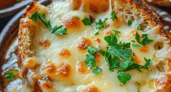Savory Slow-Cooked French Onion Soup Delight