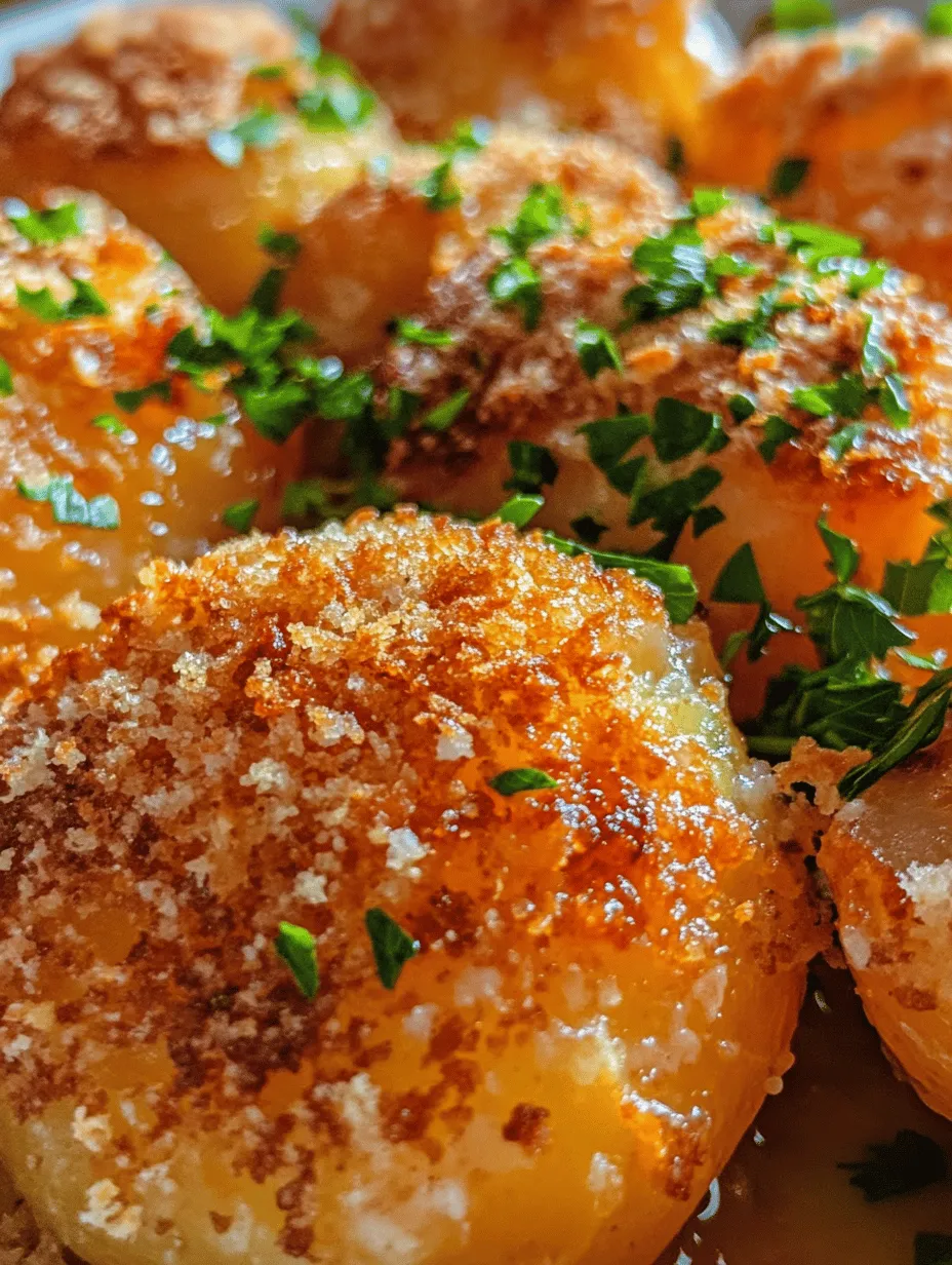 In recent years, crispy garlic Parmesan potatoes have taken the culinary world by storm, becoming a beloved side dish that graces dinner tables and social media feeds alike. Their irresistible combination of crunchy texture and savory flavor has made them a go-to recipe for both home cooks and professional chefs. Whether served alongside a succulent roast, as part of a festive holiday spread, or simply enjoyed on their own, these crispy potatoes elevate any meal and offer a delightful experience for the taste buds.