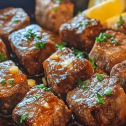 If you're on the hunt for a dish that marries simplicity with gourmet flair, look no further than the Ultimate Garlic Butter Steak Bites. This recipe has quickly gained popularity among home cooks and food enthusiasts alike, and for good reason. Imagine tender, juicy steak morsels bathed in a luscious garlic butter sauce that’s aromatic and mouthwatering. The combination of high-quality sirloin steak and rich garlic butter creates a flavor explosion that elevates any meal.