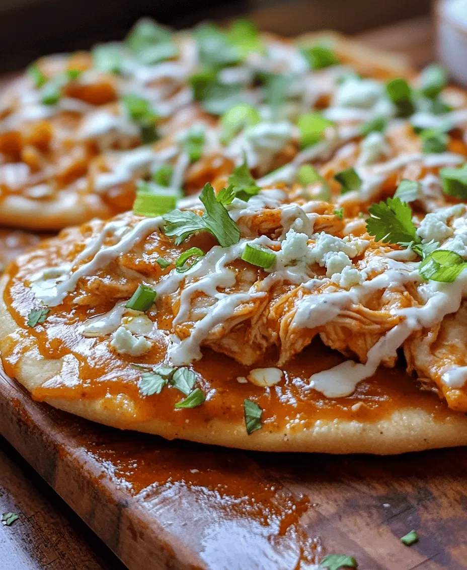 If you're a fan of bold flavors and crave a dish that perfectly combines spice with comfort, look no further than Buffalo Bliss Flatbread. This recipe is an exciting fusion that marries the fiery essence of buffalo sauce with the delightful texture of flatbread, creating a mouthwatering dish that is sure to tantalize your taste buds. Ideal for casual gatherings with friends or a quick weeknight dinner, Buffalo Bliss Flatbread offers a satisfying culinary experience that is both simple to prepare and impressive in flavor.