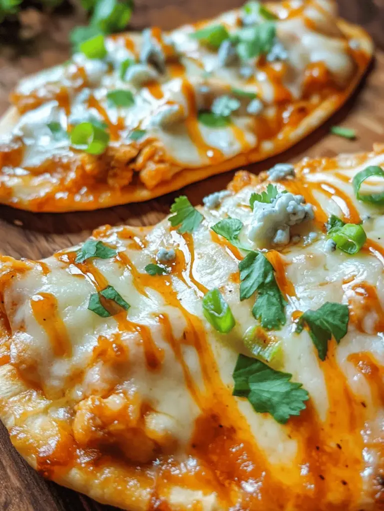 If you're a fan of bold flavors and crave a dish that perfectly combines spice with comfort, look no further than Buffalo Bliss Flatbread. This recipe is an exciting fusion that marries the fiery essence of buffalo sauce with the delightful texture of flatbread, creating a mouthwatering dish that is sure to tantalize your taste buds. Ideal for casual gatherings with friends or a quick weeknight dinner, Buffalo Bliss Flatbread offers a satisfying culinary experience that is both simple to prepare and impressive in flavor.