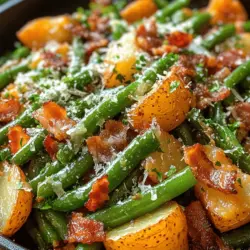 Crispy Green Beans & Bacon Delight is a dish that perfectly embodies the harmony of flavors and textures, making it a beloved choice for many home cooks. This delightful recipe transforms humble green beans into a crispy, savory masterpiece, enhanced by the rich, smoky flavor of bacon. It's not just a side dish—its versatility allows it to shine as a main course or a notable addition to any meal, whether it’s a casual family dinner or a festive gathering.