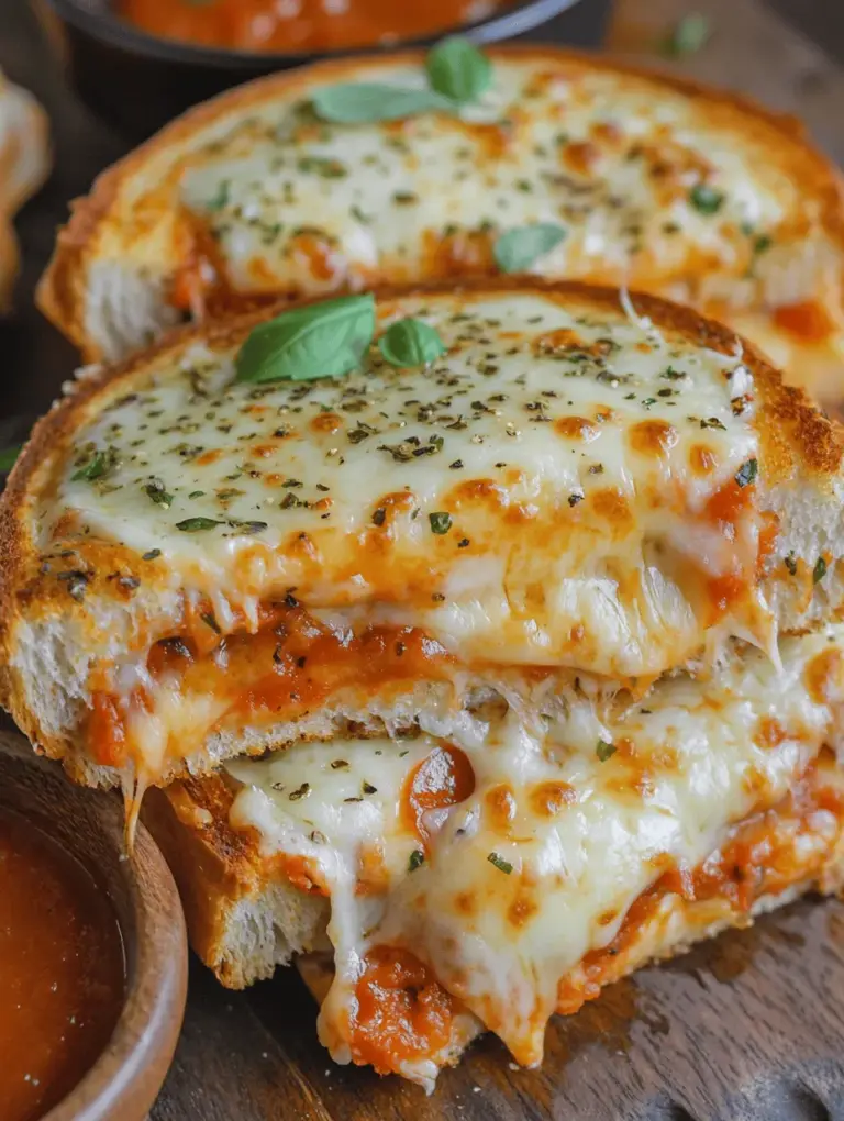 To truly appreciate the Pizza Grilled Cheese, it’s essential to understand the key ingredients that come together to create this mouthwatering dish. Each component plays a vital role in crafting the perfect sandwich, so let’s dive into the elements that make this fusion so irresistible.