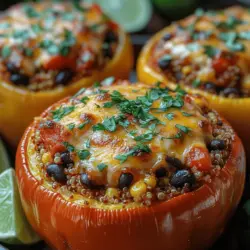 In the quest for meals that are as nourishing as they are visually appealing, colorful quinoa-stuffed bell peppers stand out as a remarkable choice. Bursting with hues of red, yellow, green, and orange, these stuffed peppers not only tantalize the eyes but also provide an array of health benefits. The combination of nutritious quinoa, vibrant bell peppers, and a medley of flavorful fillings makes this dish a versatile option for anyone looking to eat healthily without sacrificing taste.