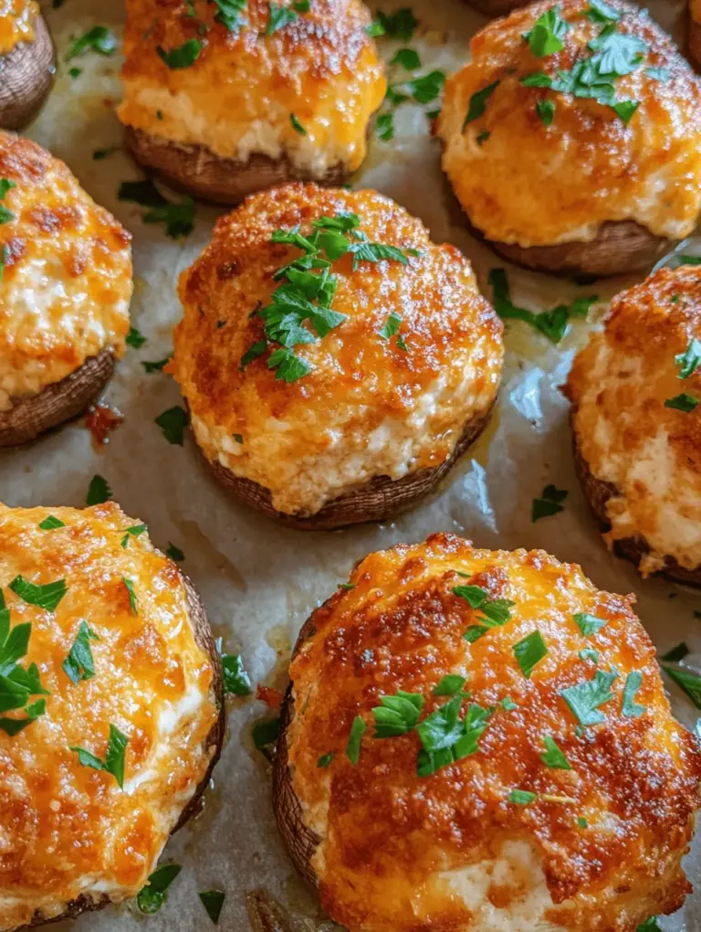 If you're looking for an appetizer that is both simple to prepare and bursting with flavor, look no further than savory garlic Parmesan stuffed mushrooms. This delightful recipe combines the earthiness of mushrooms with the rich, creamy goodness of cheese and aromatic garlic, creating a dish that is not only indulgent but also incredibly satisfying. Stuffed mushrooms have gained immense popularity as an appetizer, and for good reason. They are versatile enough to suit any occasion, whether you're hosting a casual get-together with friends or a more formal dinner party.