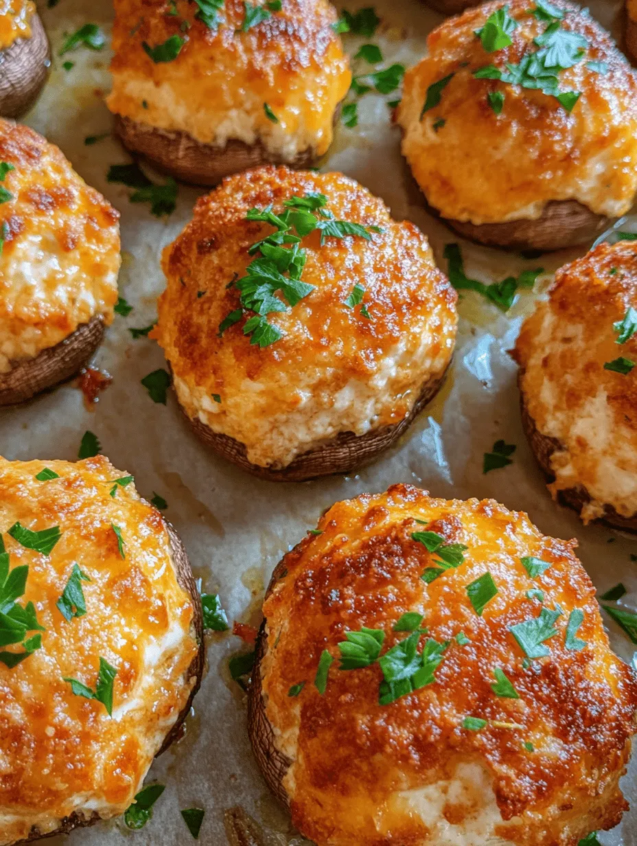 Savory Garlic Parmesan Stuffed Mushrooms: A Delightful Recipe to Savor