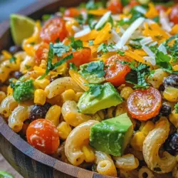 To create the perfect Zesty Mexican Macaroni Salad, it's essential to understand the role each ingredient plays in enhancing the dish's overall flavor and nutritional profile. Here’s a closer look at the key components that come together to make this salad irresistible.