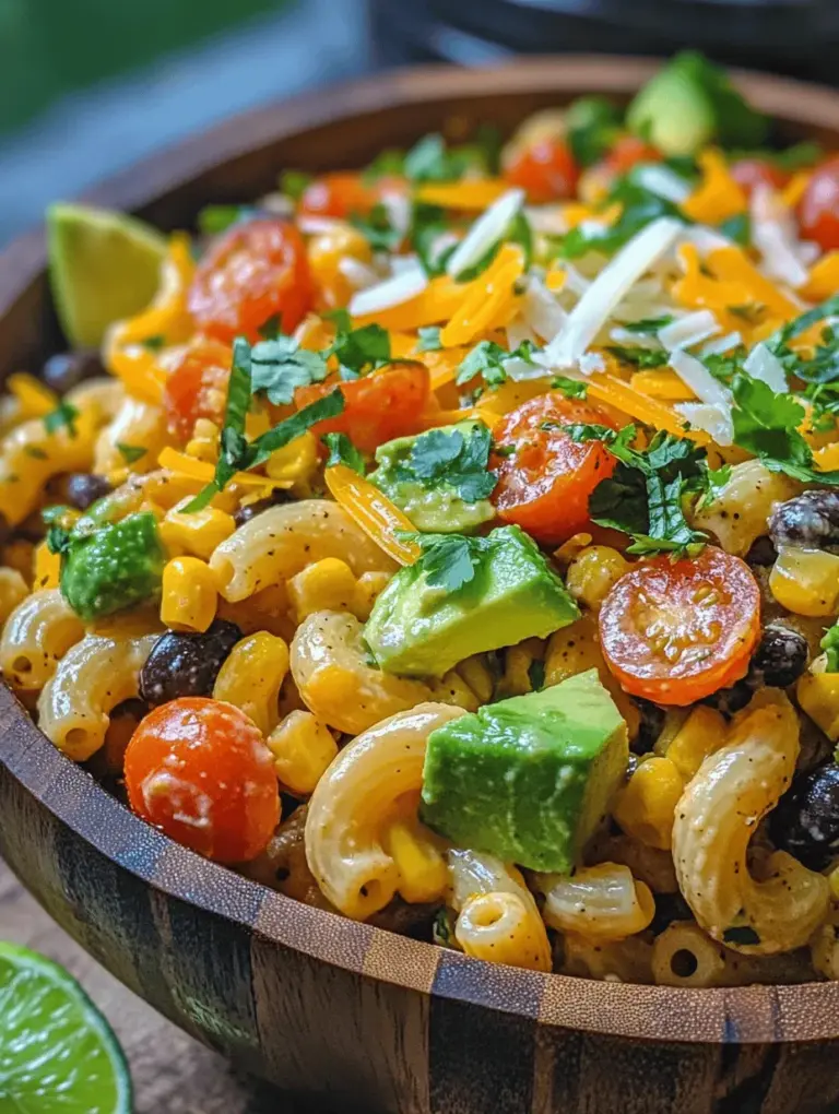 To create the perfect Zesty Mexican Macaroni Salad, it's essential to understand the role each ingredient plays in enhancing the dish's overall flavor and nutritional profile. Here’s a closer look at the key components that come together to make this salad irresistible.