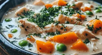 Cozy Comfort: Easy Creamy Chicken Soup