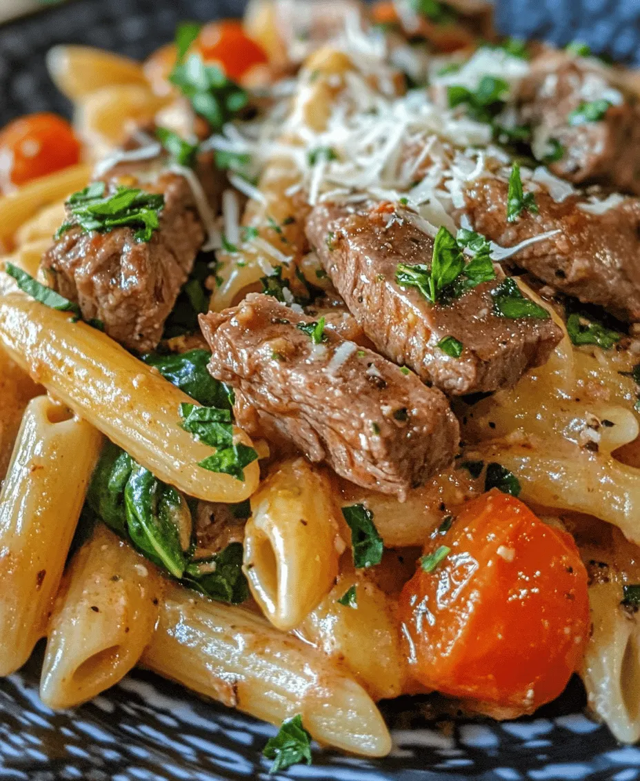 If you're searching for a meal that encapsulates both comfort and sophistication, look no further than Savory Creamy Steak Bites Pasta. This delightful dish features tender steak bites enveloped in a rich, creamy sauce, perfectly paired with al dente pasta. Imagine a plate filled with succulent pieces of steak, coated in a velvety sauce that clings to the pasta, making every bite a delightful experience.