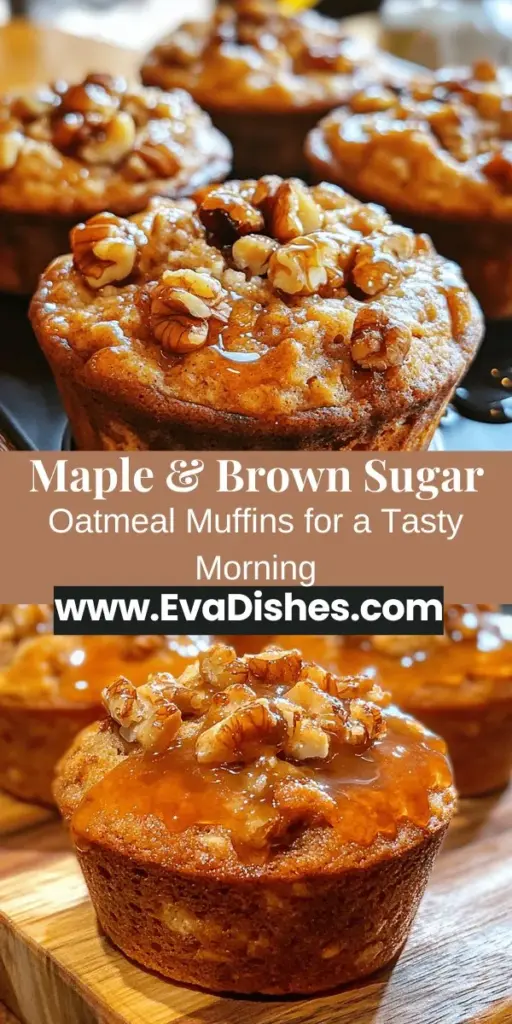 Discover the irresistible charm of Maple & Brown Sugar Oatmeal Muffins, a delicious breakfast treat that combines the rich flavors of maple syrup and brown sugar with wholesome rolled oats. These muffins are not only comforting and satisfying but also packed with nutritional benefits, including fiber for better digestion. Follow our step-by-step guide to create these perfect muffins at home and enjoy them warm with coffee or tea, or even with a drizzle of maple syrup. Perfect for busy mornings or cozy weekends!