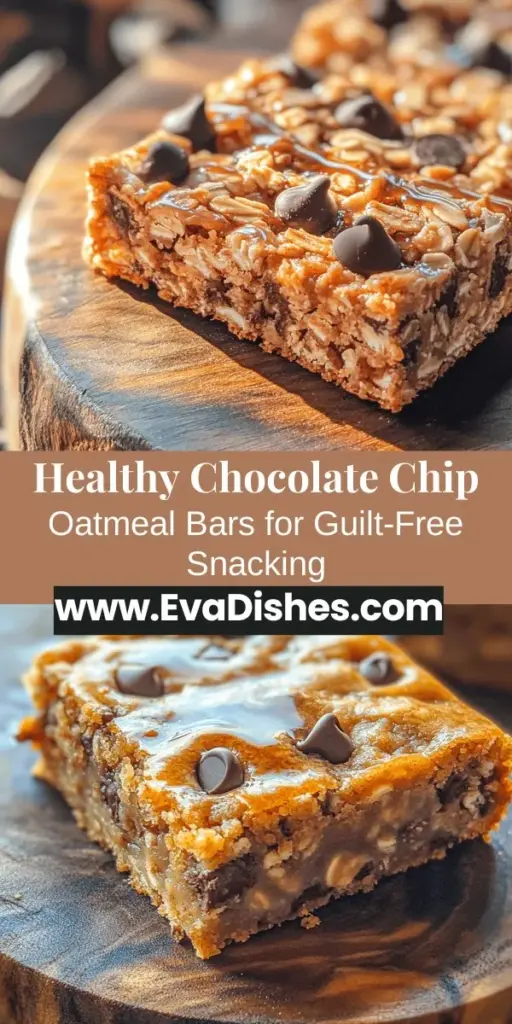 Discover the perfect blend of indulgence and nutrition with these Wholesome Chocolate Chip Oatmeal Bars! Made from rolled oats, almond flour, and dark chocolate, these bars are not only delicious but pack a nutritious punch. They're gluten-free, easy to make, and ideal for any time of day—whether it's a breakfast treat or a post-workout snack. Customize them with your favorite nuts or spices for a delightful boost. Enjoy guilt-free snacking today!