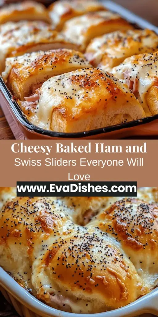 Discover the comfort and joy of cheesy baked ham and Swiss sliders! Perfect for gatherings, game nights, or cozy family dinners, these sliders combine rich flavors of savory ham and melty Swiss cheese on soft Hawaiian rolls, drizzled with a buttery, flavorful sauce. This article provides an easy recipe with tips on variations, ingredients, and serving suggestions, ensuring every bite is satisfying and delicious. Treat your taste buds and enjoy this delightful dish!