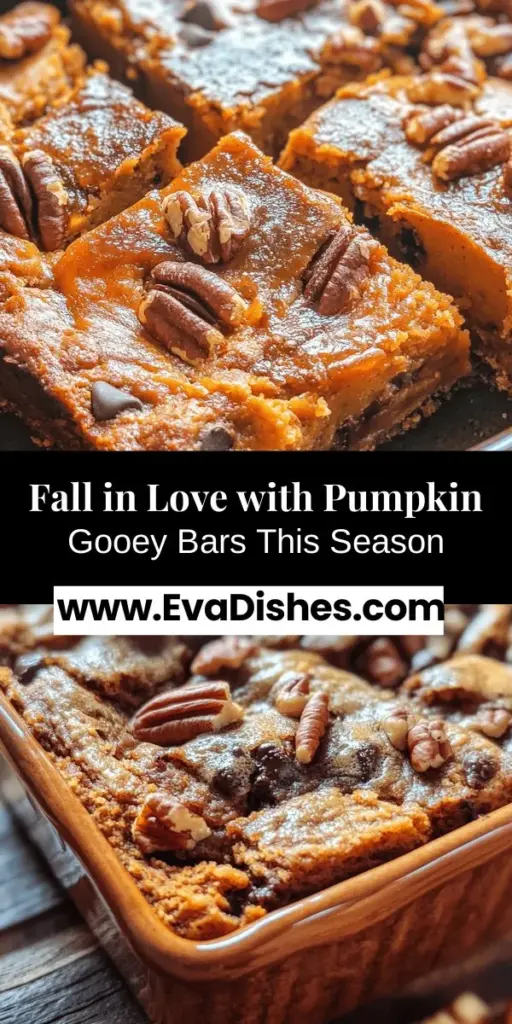 Embrace the cozy flavors of fall with delightful pumpkin gooey bars, a perfect treat for the season. This recipe captures the essence of autumn, featuring a rich blend of pumpkin, warm spices, and a gooey texture that will make these bars a staple in your baking repertoire. Ideal for gatherings or a comforting night in, these bars offer both taste and nutrition. Explore customization options like nuts and chocolate chips to elevate your pumpkin experience!