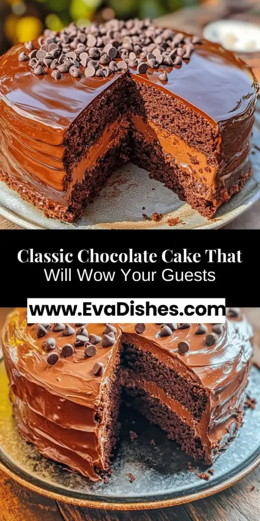 Indulge in the joy of baking with this amazing classic chocolate cake recipe! Perfect for celebrations or simply treating yourself, this rich and moist cake is guaranteed to delight chocolate lovers. Learn about the key ingredients that make this cake irresistible, and follow easy step-by-step instructions to create a masterpiece from scratch. From mixing the batter to choosing the perfect frosting, this guide has everything you need for a delicious baking adventure that will impress everyone.