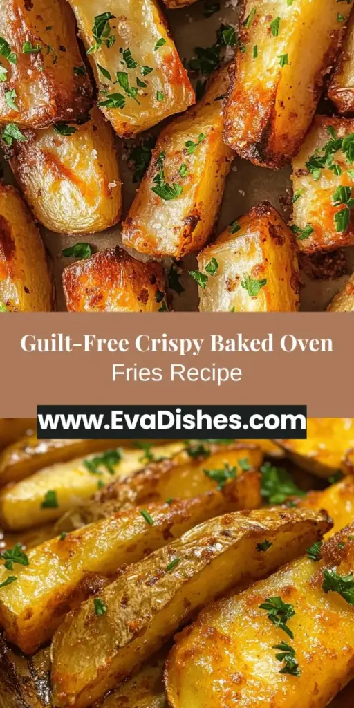 Discover the joy of crispy baked oven fries with this healthier twist on a beloved snack. This recipe proves you don't have to sacrifice taste for health with fluffy, golden fries that are simple to make. Learn about key ingredients like russet potatoes and olive oil, and follow easy steps for soaking and baking to achieve maximum crunch. Perfect as a side dish, snack, or party appetizer, these fries offer a guilt-free indulgence you and your guests will love.