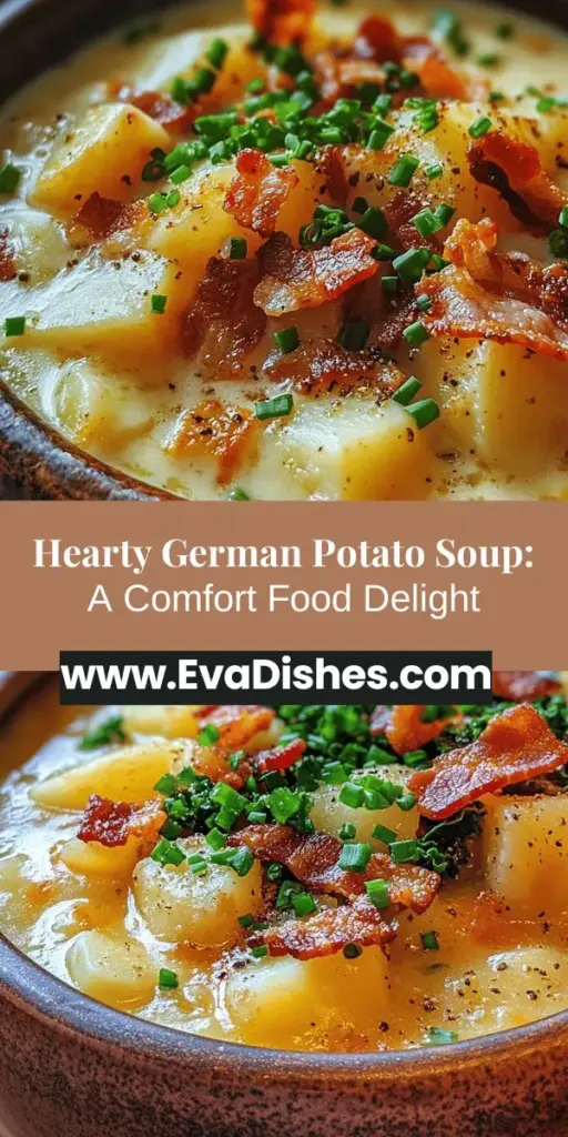 Indulge in the comforting flavors of Hearty German Potato Soup with a modern twist. This cozy recipe blends creamy Yukon Gold potatoes, crispy bacon, and aromatic vegetables, creating a warm delight perfect for any occasion. Enhance the traditional dish with zingy Dijon mustard and smoky paprika for an elevated taste. Dive into the history of this beloved soup and learn step-by-step how to prepare it, bringing hearts and families together over a delicious bowl.