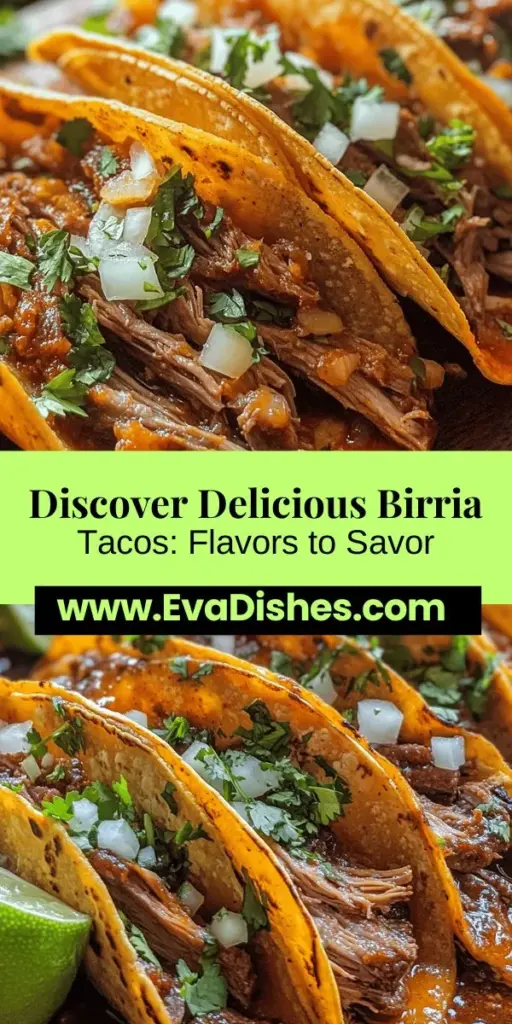 Discover the delicious world of birria tacos, a flavorful Mexican dish that's taking the culinary scene by storm. This savory treat features tender beef slow-cooked with aromatic spices, wrapped in crispy corn tortillas. Originating from Jalisco, birria tacos symbolize community and celebration. Whether you're enjoying them at a food truck or preparing them at home, this guide will help you master the art of crafting these mouthwatering tacos, perfect for any occasion. Dive into the rich flavors and cultural significance that make birria tacos an unforgettable experience!