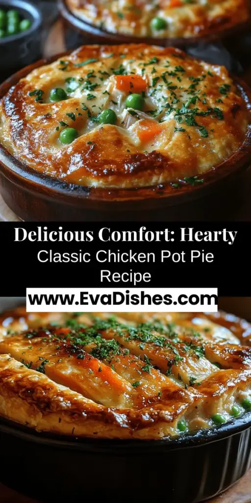 Discover the warmth and nostalgia of a classic chicken pot pie with this comforting recipe. Bursting with tender chicken, vibrant vegetables, and a creamy sauce, all wrapped in a flaky crust, this dish brings families together for memorable meals. Learn about its rich history and explore easy preparation steps to create your own culinary masterpiece. Perfect for home-cooked dinners or special gatherings, this pot pie is a delightful staple you won’t want to miss.