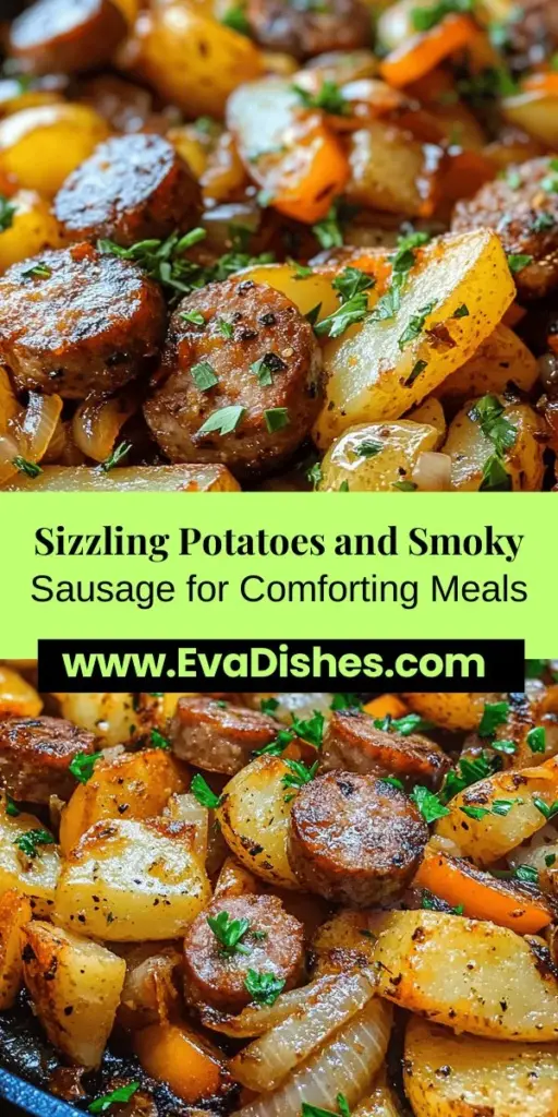 Savor the delicious fusion of crispy fried potatoes and smoky Polish sausage with this easy-to-make recipe for Sizzling Skillet Fried Potatoes with Smoky Polish Sausage. Perfect for any meal of the day, this hearty dish combines golden potatoes, savory sausage, and vibrant vegetables for a feast that pleases the palate and the eyes. With simple steps and accessible ingredients, you'll be serving up comfort food that your family will love. Discover the joy of cooking with this flavorful recipe!