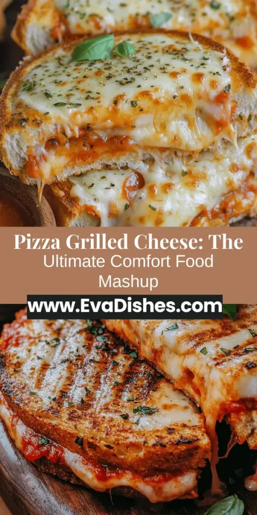 Discover the ultimate comfort food fusion with Pizza Grilled Cheese, a delightful combination of two beloved favorites. This easy-to-make sandwich features gooey mozzarella, savory marinara sauce, and your choice of toppings nestled between crispy, tangy sourdough bread. Perfect for family dinners or game day gatherings, this customizable dish caters to all tastes and dietary preferences. Elevate your dining experience with delicious additions and flavorful sides!