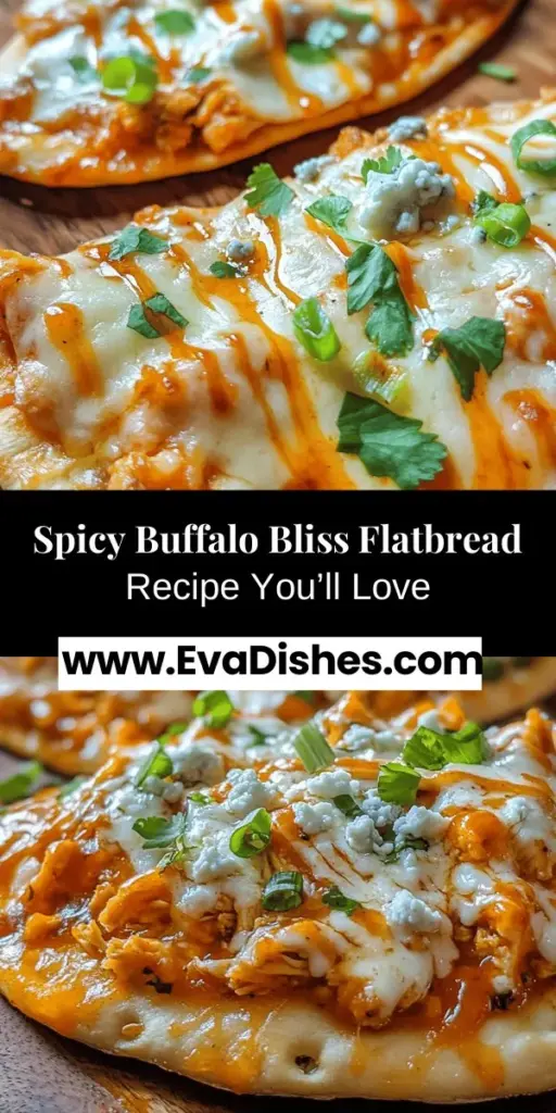 Discover the deliciousness of Buffalo Bliss Flatbread—a perfect recipe for spice lovers! Combining the fiery flavor of buffalo sauce with crispy flatbread, this dish is ideal for casual gatherings or quick weeknight dinners. Customize it with toppings or make it vegetarian! From shredded chicken to drizzles of ranch dressing, each bite offers a satisfying blend of spice and comfort. Bring this mouthwatering creation to your table and delight your taste buds!