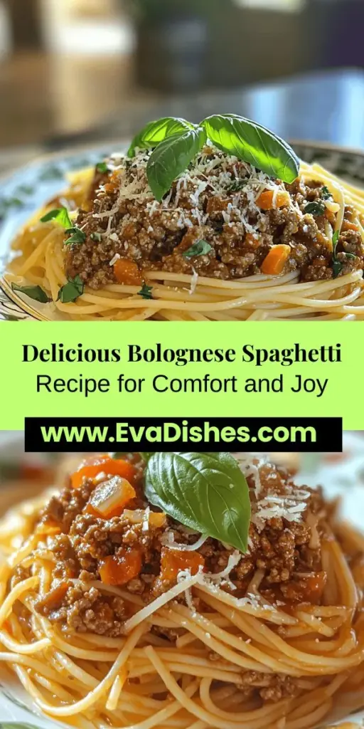 Discover the rich flavors of Bolognese spaghetti, a classic Italian dish that brings comfort and tradition to your table. Learn how to prepare a hearty sauce with sautéed vegetables, ground meat, and quality tomatoes, all paired beautifully with al dente pasta. This recipe celebrates the art of cooking and creates unforgettable family meals. Perfect for gatherings or a cozy night in, Bolognese spaghetti is a timeless delight. #BologneseSpaghetti #ItalianCuisine #FamilyDinner #PastaLovers #ComfortFood #HomeCooking #Foodie