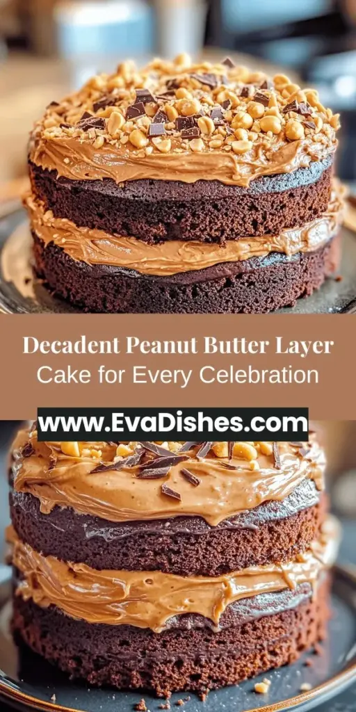 Indulge in the rich flavors of the Nutty Delight Peanut Butter Layer Cake, a delicious dessert perfect for any occasion. This cake features moist layers infused with creamy peanut butter and a hint of cocoa, topped with a luscious peanut butter frosting. Ideal for birthdays, family gatherings, or a cozy weekend treat, this cake is sure to please both kids and adults. Discover how to make this delightful creation and enjoy every sweet moment shared around the table.