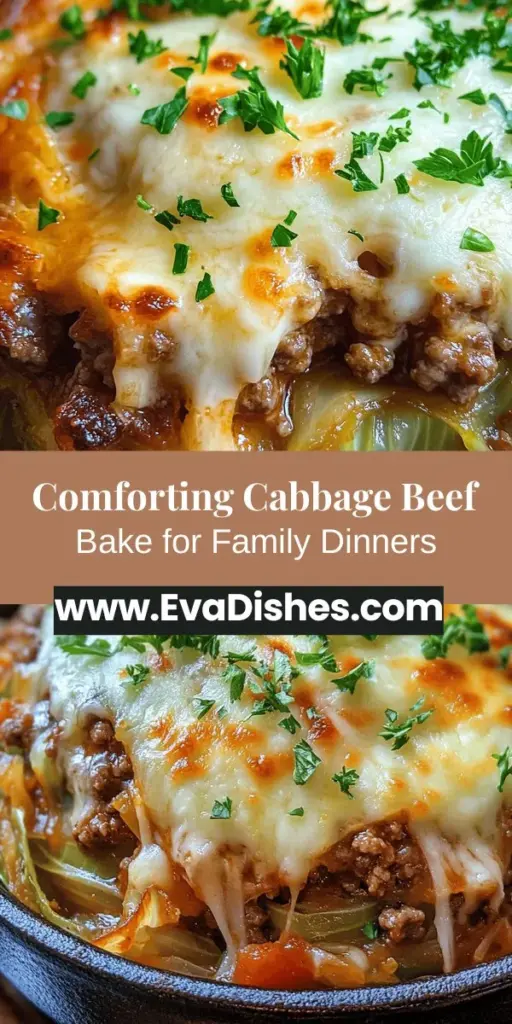 Discover a cozy meal that brings family together with Cabbage Beef Bake Delight! This hearty casserole features a delicious blend of ground beef, nutritious cabbage, rice, and gooey cheese, making it a perfect choice for busy evenings. Packed with vitamins and ready in one pan, this recipe showcases the incredible versatility of cabbage. Simplify dinner with this straightforward, flavorful dish that everyone will love. Enjoy a comforting meal that nourishes both body and soul!