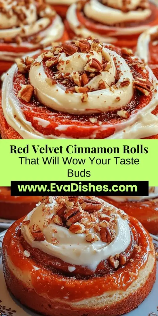 Indulge in the delightful blend of flavors with Heavenly Red Velvet Cinnamon Rolls, a delicious twist on a classic treat. These soft, pillowy rolls combine the richness of red velvet with warm cinnamon, topped off with creamy cream cheese frosting. Perfect for any occasion, they not only taste heavenly but also fill your kitchen with an amazing aroma while baking. Experience the joy of homemade goodness that will impress anyone who tries them.