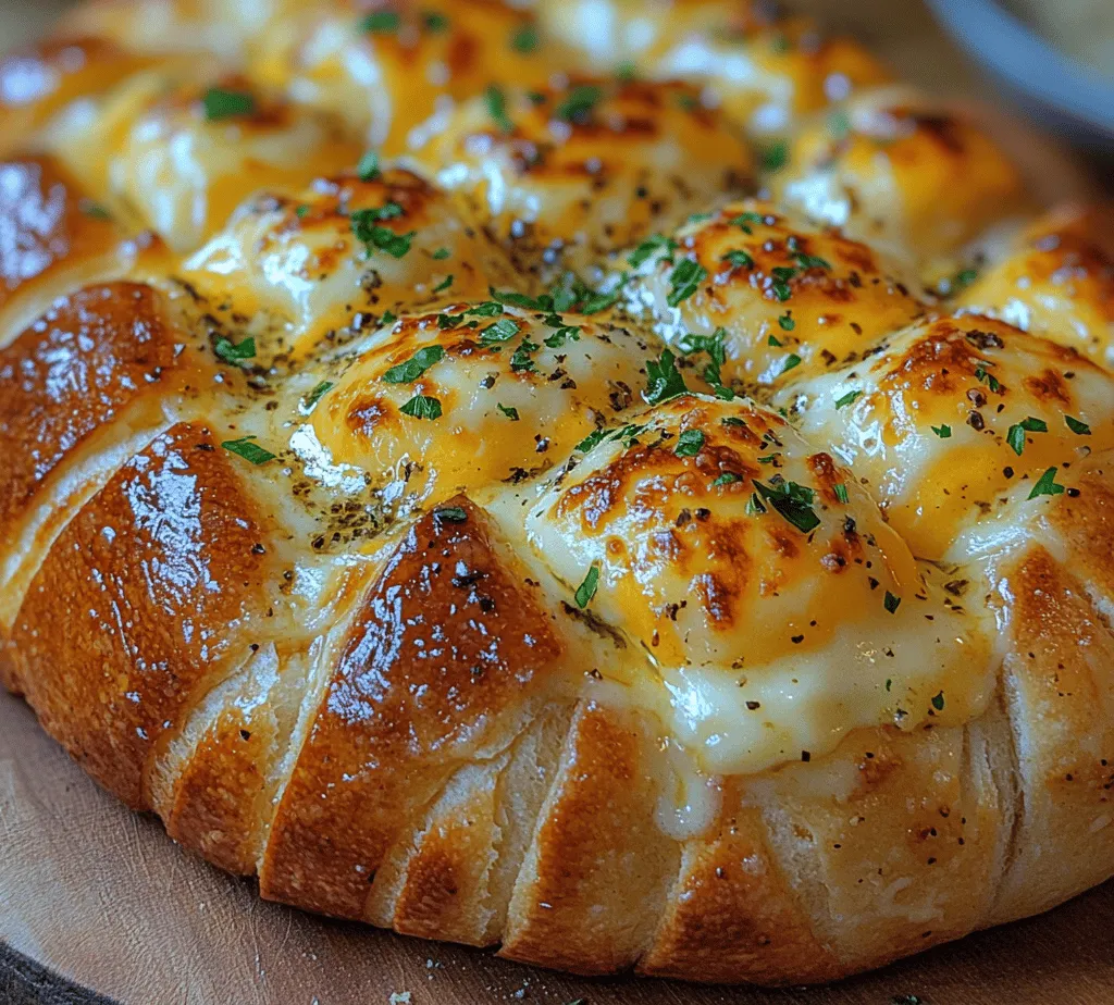 Every great dish begins with quality ingredients, and Cheesy Garlic Herb Pull-Apart Bread is no exception. Let’s break down the essential components that contribute to this delightful recipe.