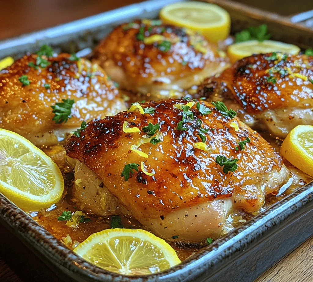 Understanding the ingredients is crucial to achieving the perfect balance of flavors in your Zesty Oven-Baked Lemon Garlic Chicken. Each component plays a vital role in enhancing the dish’s overall taste and presentation. Here, we delve into the essential ingredients that make this recipe a standout.