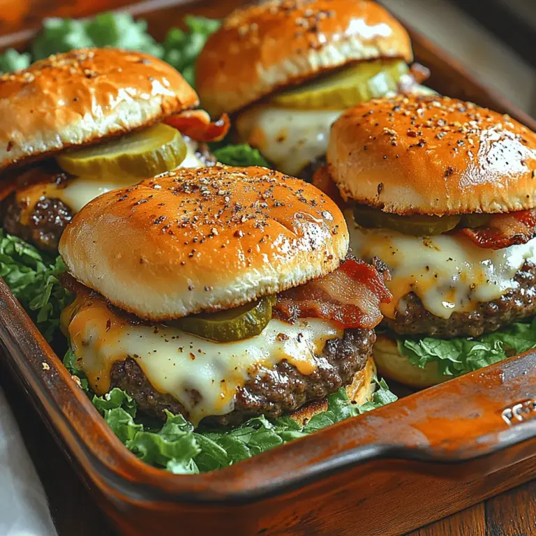 When crafting the perfect cheeseburger sliders, the first crucial step is mixing the ground beef with seasonings. However, it’s essential to approach this task with care to ensure that your patties remain juicy and tender. Over-mixing can lead to a dense texture that is far from ideal.