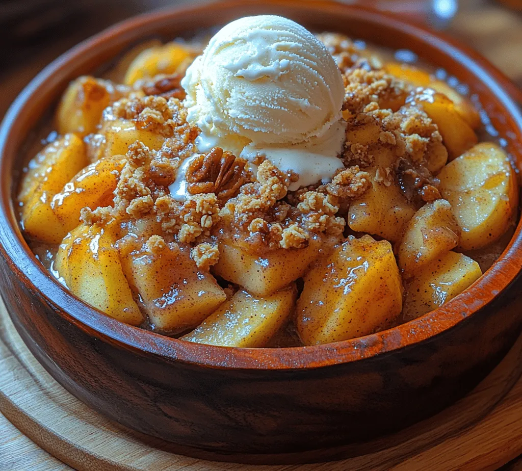 If there’s one dessert that embodies the essence of comfort food, it’s the classic Apple Delight Bliss. This delightful creation is not just a dish; it's an experience that evokes memories of family gatherings, warm kitchens, and the sweet scent of baked apples wafting through the air. Imagine a warm, spiced apple filling nestled beneath a crispy, buttery crumble—each bite transports you back to cozy autumn days spent with loved ones, where every slice brings joy and nostalgia.