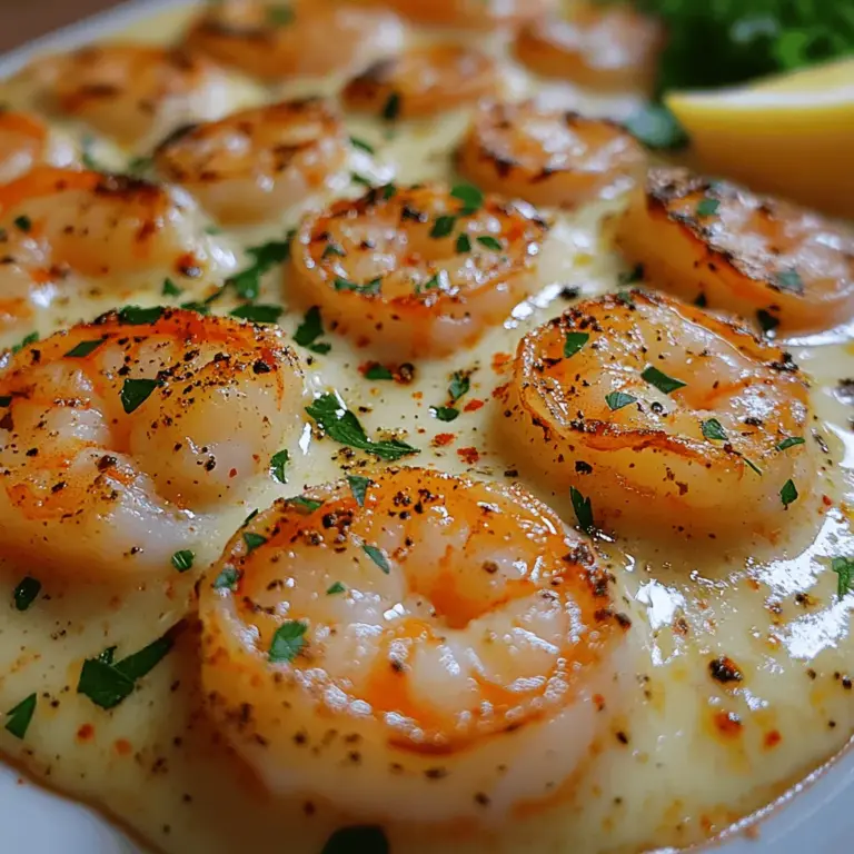 If you're searching for a dish that embodies comfort and elegance, look no further than Creamy Garlic Parmesan Shrimp. This delightful recipe is a culinary masterpiece that combines succulent shrimp with a velvety, rich sauce, making it an irresistible choice for seafood lovers. The creamy texture, infused with the robust flavors of garlic and Parmesan, creates a dish that feels indulgent yet surprisingly simple to prepare.
