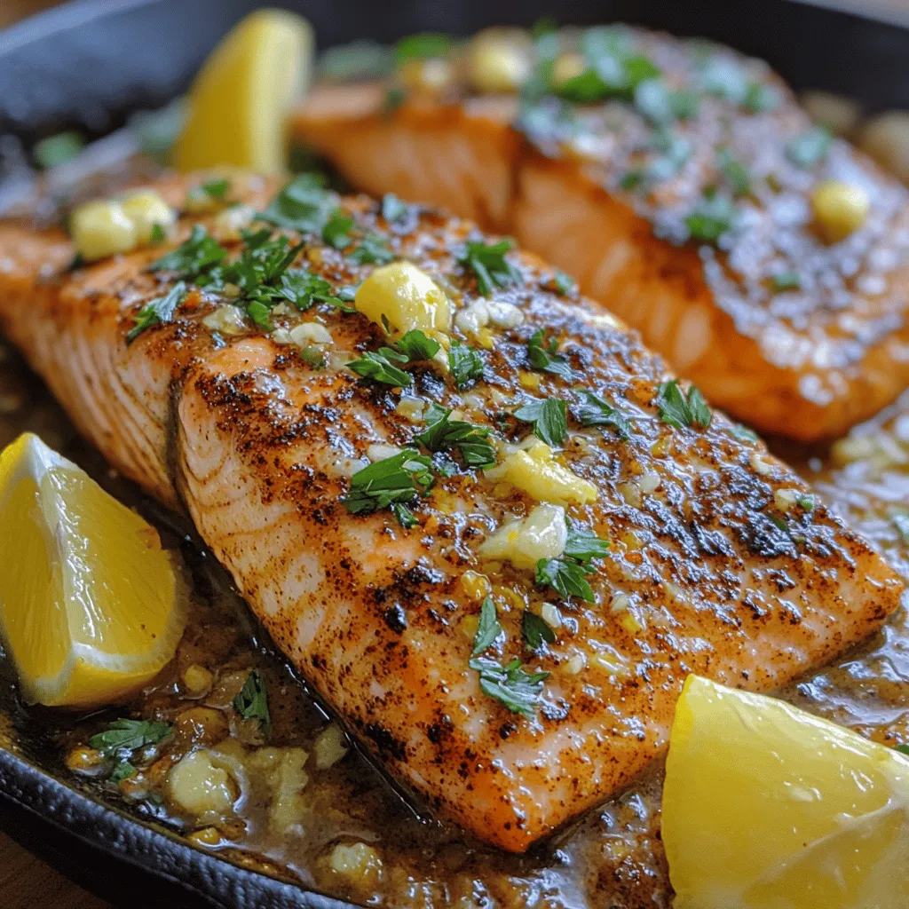 If you’re searching for a dish that combines bold flavors, vibrant colors, and a quick cooking time, look no further than Blackened Cajun Butter Salmon. This culinary masterpiece not only tantalizes the taste buds but also celebrates the rich traditions of Cajun cuisine. The process of blackening, which involves seasoning fish with a mix of spices and cooking it at high temperatures, creates a savory crust that locks in moisture and enhances the natural flavor of the salmon. This dish is perfect for busy weeknights or impressive dinner parties, allowing you to serve restaurant-quality seafood right from your kitchen.