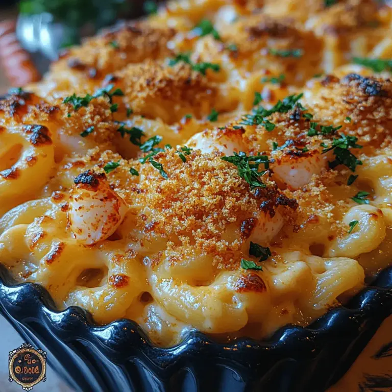 Lobster Mac & Cheese is not just a dish; it is a culinary experience that elevates the beloved comfort food to gourmet status. This indulgent recipe combines the rich creaminess of cheese with the succulent sweetness of fresh lobster, creating a harmonious blend of flavors and textures that tantalizes the palate. The trend of gourmet mac and cheese has surged in popularity over the years, with many restaurants adding their unique twists to this classic dish. However, our Lobster Mac & Cheese Extravaganza stands out for its simplicity in preparation while utilizing high-quality ingredients that transform this dish into a luxurious masterpiece.