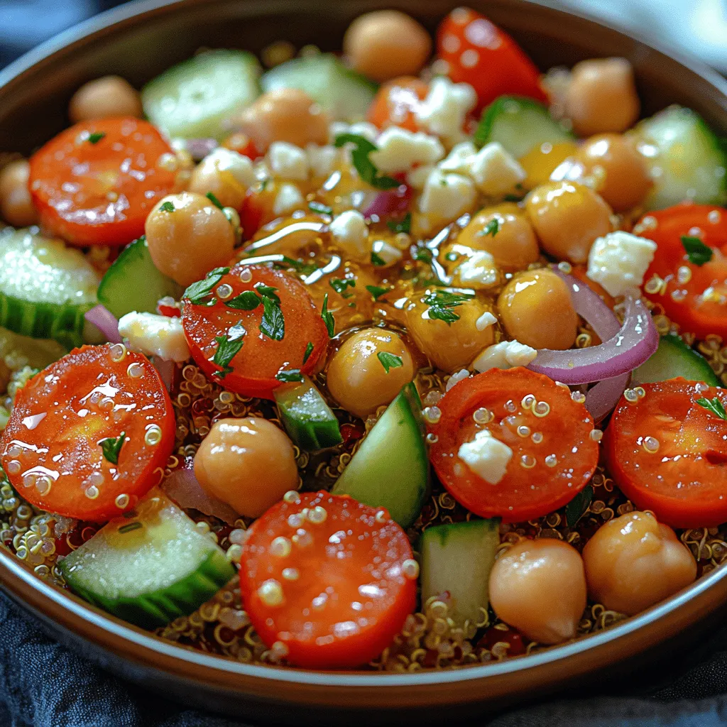 In a world where healthy eating often feels complicated, the Zesty Quinoa Power Salad with Lemon Dressing emerges as a vibrant and nutritious solution. This salad is not only packed with flavor but also provides a wealth of health benefits, making it an ideal choice for anyone seeking a quick and nutritious meal. Whether you're a busy professional looking for a swift lunch option or a health-conscious individual wanting to incorporate more wholesome ingredients into your diet, this power salad is versatile enough to meet your needs.