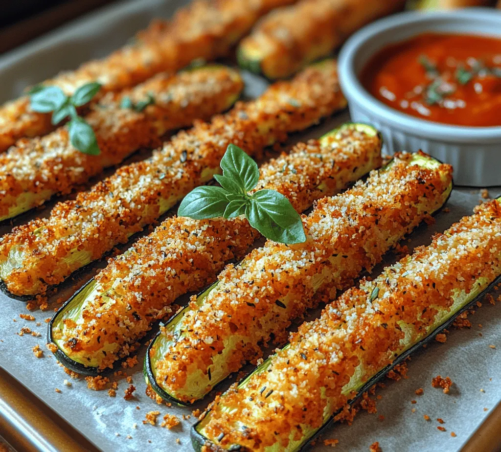 In the world of healthy snacking, Crispy Garlic Parmesan Zucchini Fries stand out as a delicious and guilt-free alternative to traditional fries. This recipe combines the fresh, mild flavor of zucchini with the savory goodness of garlic and Parmesan, creating a dish that's perfect for any occasion. Whether you're looking for a healthier option for game day, an appetizer for a gathering, or simply a nutritious snack, these zucchini fries deliver on taste and texture.