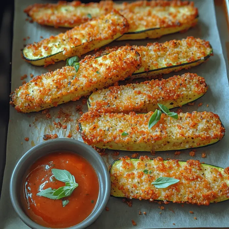 In the world of healthy snacking, Crispy Garlic Parmesan Zucchini Fries stand out as a delicious and guilt-free alternative to traditional fries. This recipe combines the fresh, mild flavor of zucchini with the savory goodness of garlic and Parmesan, creating a dish that's perfect for any occasion. Whether you're looking for a healthier option for game day, an appetizer for a gathering, or simply a nutritious snack, these zucchini fries deliver on taste and texture.